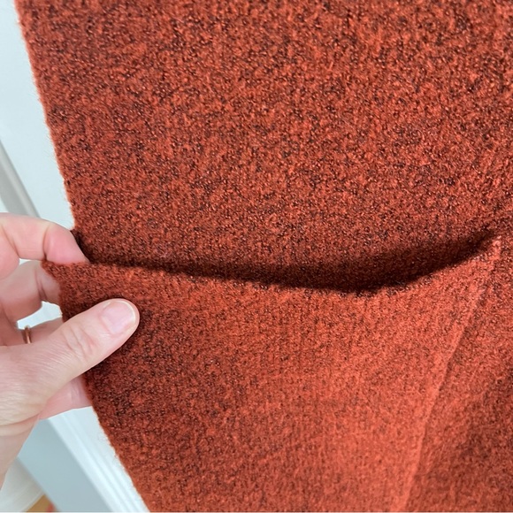 COPY - Dex rust brown color long sleeve 2 front pockets 1 button closure size s… - Picture 6 of 13